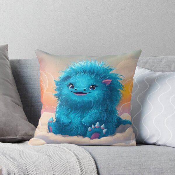 Item preview, adorable fluffy monster designed and sold by camelsvg.