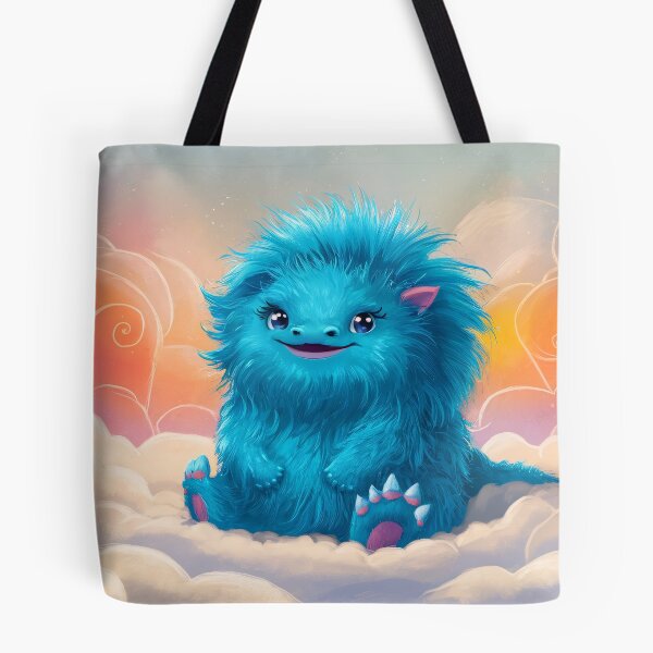 Item preview, adorable fluffy monster designed and sold by camelsvg.