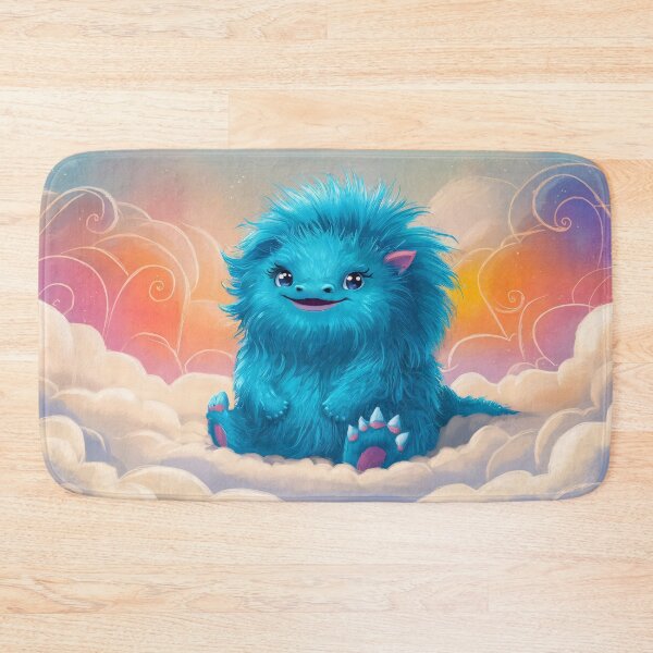 Item preview, adorable fluffy monster designed and sold by camelsvg.