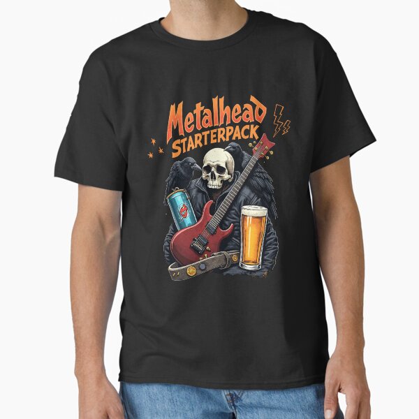 Item preview, Metalhead Starterpack - For Music, Beer, Rock and Metal Lovers designed and sold by SRM Art Designs.