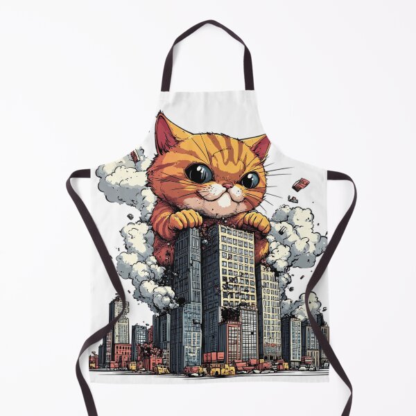 Item preview, Kittyzilla in the City designed and sold by NomadicDreamer.