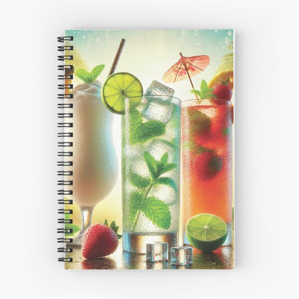 Item preview, Refreshing Tropical Drinks: Summer Cocktails Bliss designed and sold by PawtopiaDesigns.