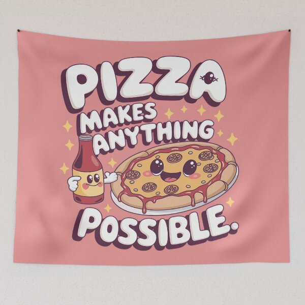Item preview, Pizza Makes Everything Possible in a Different Version designed and sold by P2Genies.