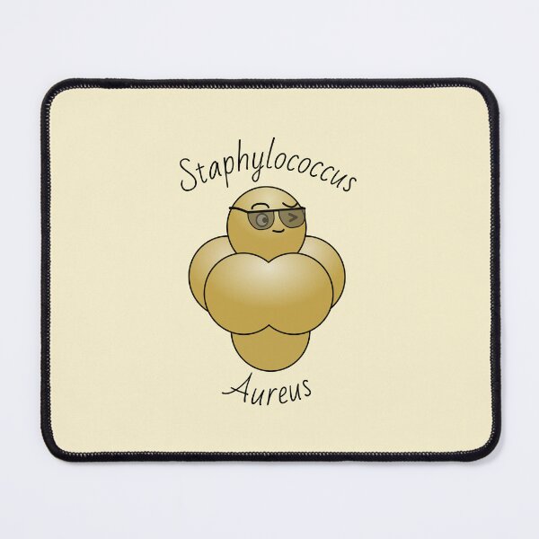 Item preview, Cute bacteria - Staphylococcus aureus designed and sold by MicroMarket.