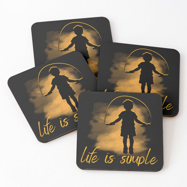 Item preview, boy jumping rope - joy of the inner child - life is simple designed and sold by Betinka.