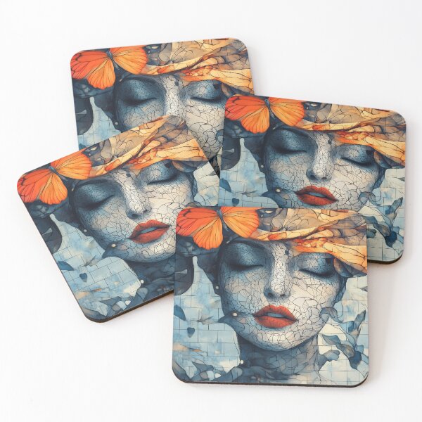 Item preview, Not So Fragile No 2. Female portrait. Wellbeing designed and sold by Shoot-The-Moon.