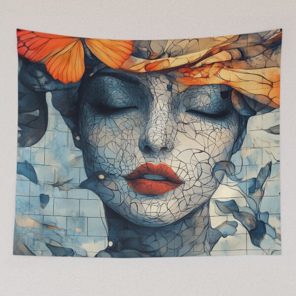 Item preview, Not So Fragile No 2. Female portrait. Wellbeing designed and sold by Shoot-The-Moon.