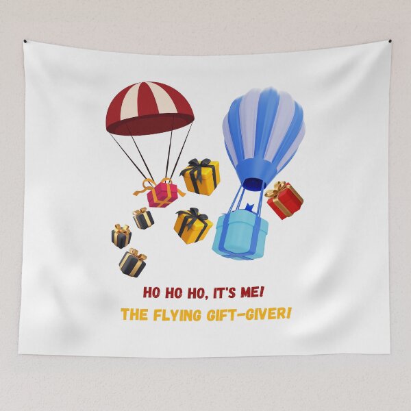 Item preview, The flying gift-giver designed and sold by likeforcode.