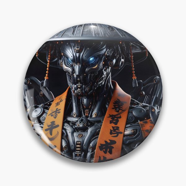 Item preview, Cyberpunk Robo Samurai designed and sold by GalleryBrisArt.