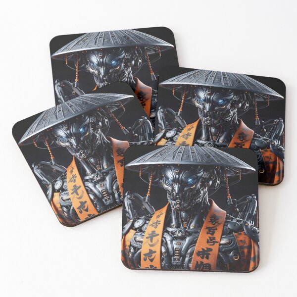Item preview, Cyberpunk Robo Samurai designed and sold by GalleryBrisArt.