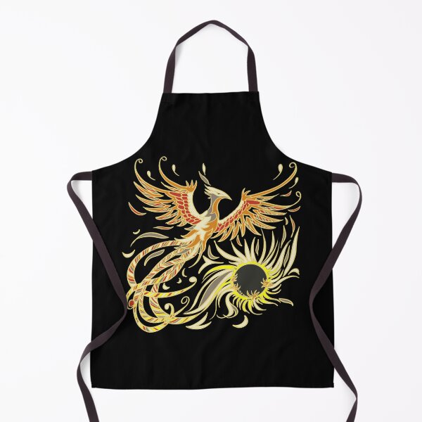 Item preview, Flying Gold Phoenix and dark sun eclipse designed and sold by oWispArtiste.