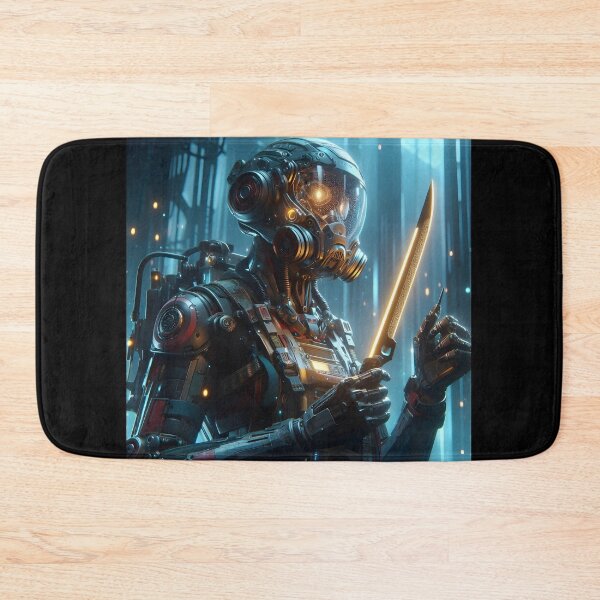 Item preview, Cyberpunk Robo Samurai designed and sold by GalleryBrisArt.