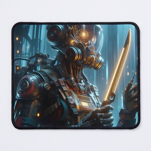 Item preview, Cyberpunk Robo Samurai designed and sold by GalleryBrisArt.