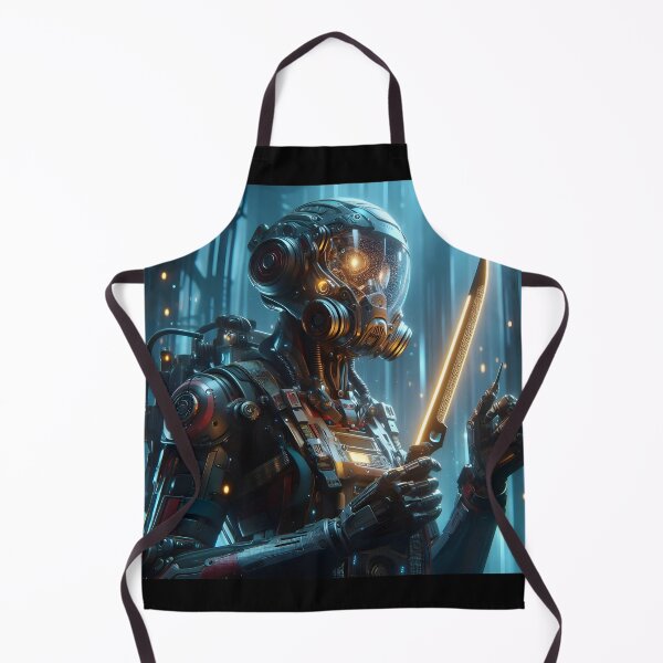 Item preview, Cyberpunk Robo Samurai designed and sold by GalleryBrisArt.