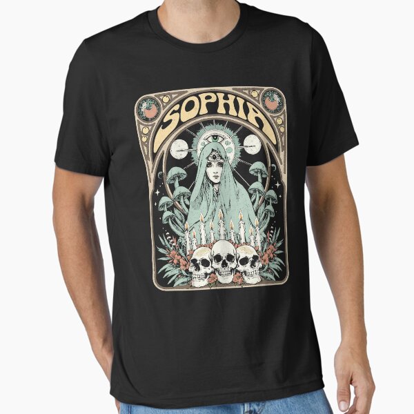 Item preview, Art Nouveau Mystic Mushroom Goddess Sophia  designed and sold by Mystikos Art.