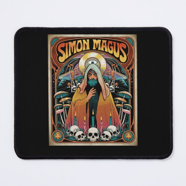 Item preview, Simon Magus Vintage Psychedelic Gnostic  designed and sold by Mystikos Art.
