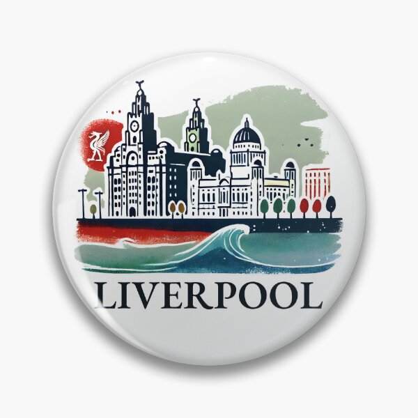 Artikelvorschau, Liverpool Stadt England entworfen und verkauft von WanderlustCoCo.
