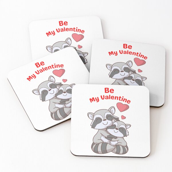 Item preview, Be My Valentine, Valentines Raccoon T-shirt designed and sold by Mekuzz Store.