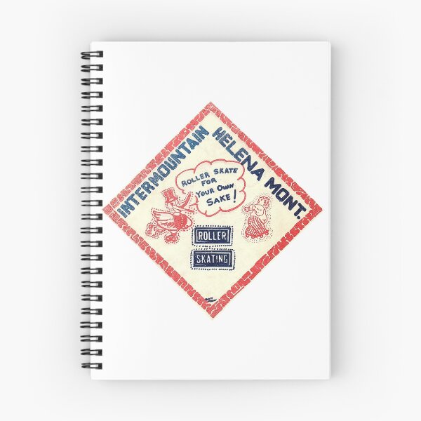 Item preview, Intermountain Helena Montana Roller Skating Rink Sticker Decal Label designed and sold by tislord.