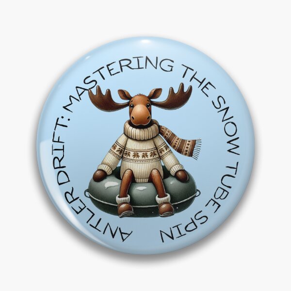 Item preview, Funny Winter Moose Designs – Unique Apparel & Gifts for Skiing, Snowboarding, and More designed and sold by MiszungART.