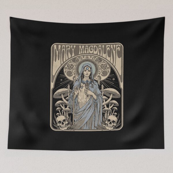 Item preview, Mary Magdalene Art Nouveau Sacred Feminine designed and sold by Mystikos Art.