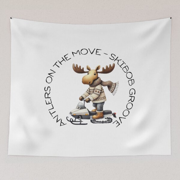 Item preview, Winter Moose Designs – Unique Apparel & Gifts for Skiing, Snowboarding, and More designed and sold by MiszungART.