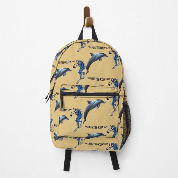 Item preview, Vintage SCUBA Diving Diver Photographing a Dolphin Underwater URM designed and sold by urmaddad.