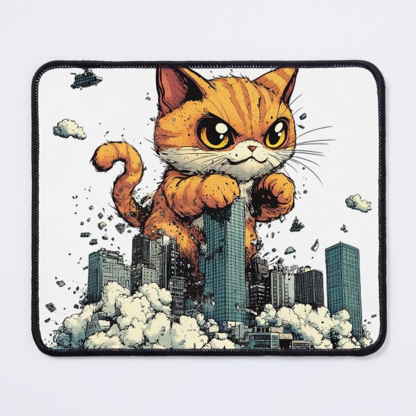 Item preview, Kittyzilla Attacks designed and sold by NomadicDreamer.