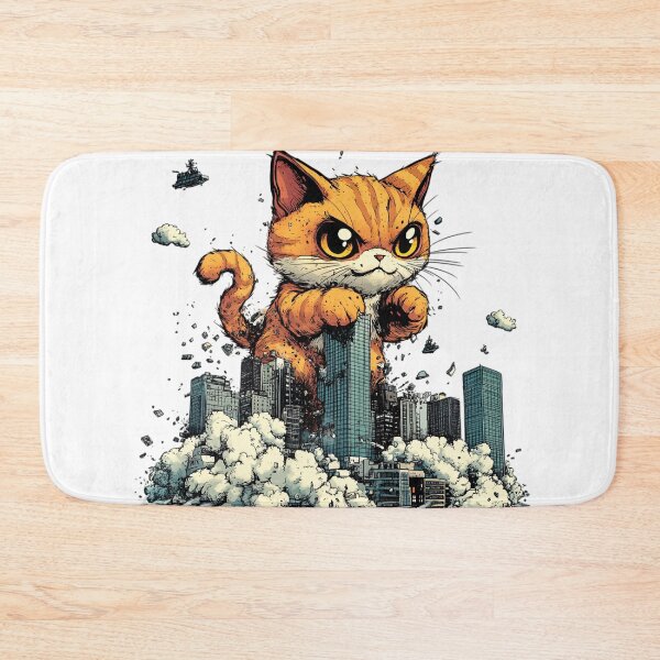 Item preview, Kittyzilla Attacks designed and sold by NomadicDreamer.