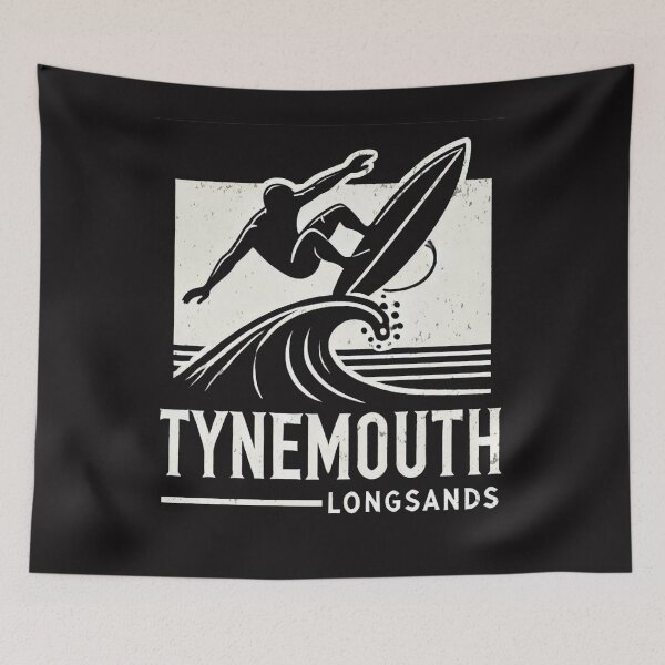 Item preview, Tynemouth Longsands Surf Vibes designed and sold by MerchByCraig.