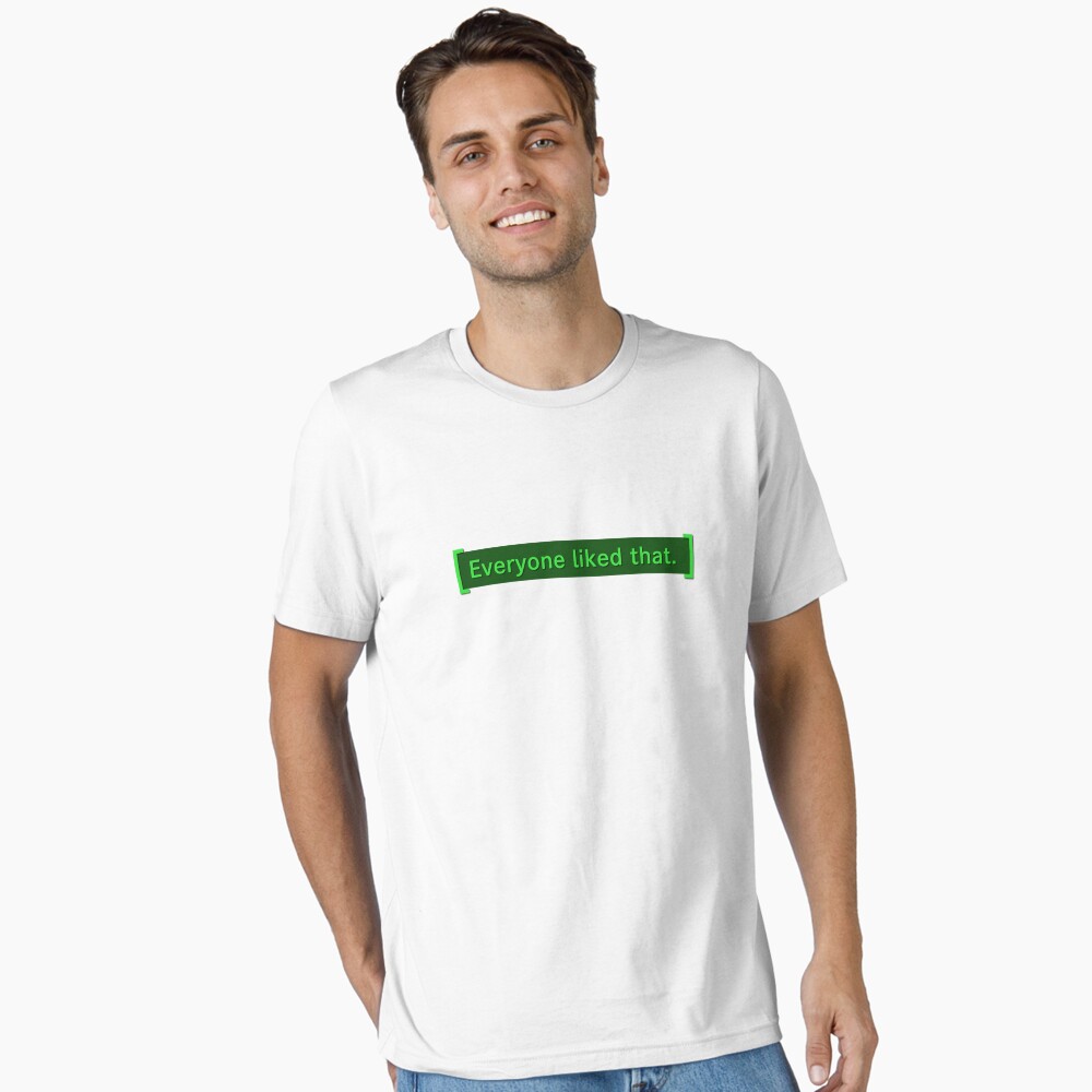 Vista previa del artículo con la obra «Camiseta esencial», diseñado y vendido por SurtonDesign.