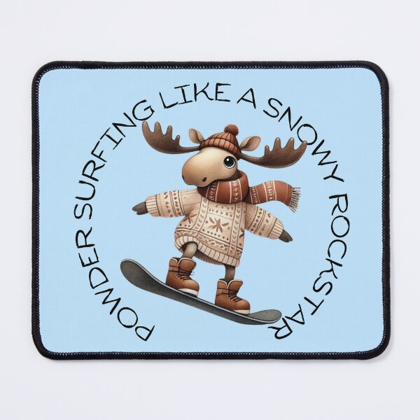 Item preview, Winter Moose Designs – Unique Apparel & Gifts for Skiing, Snowboarding, and More designed and sold by MiszungART.