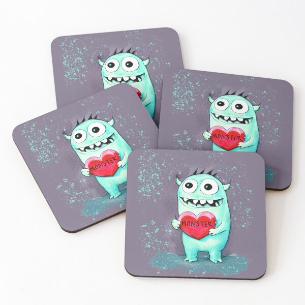 Item preview, Love Monster - Cartoon Grunge Art designed and sold by Art-Speaks.
