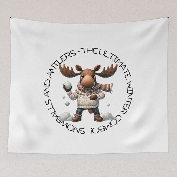 Item preview, Winter Moose Designs – Unique Apparel & Gifts for Skiing, Snowboarding, and More designed and sold by MiszungART.
