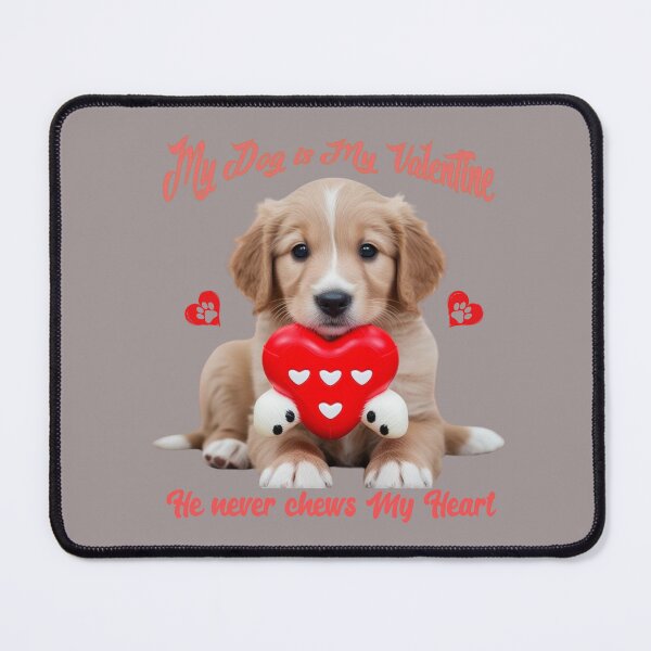 Item preview, My Dog is My Valentine designed and sold by mamolebo.