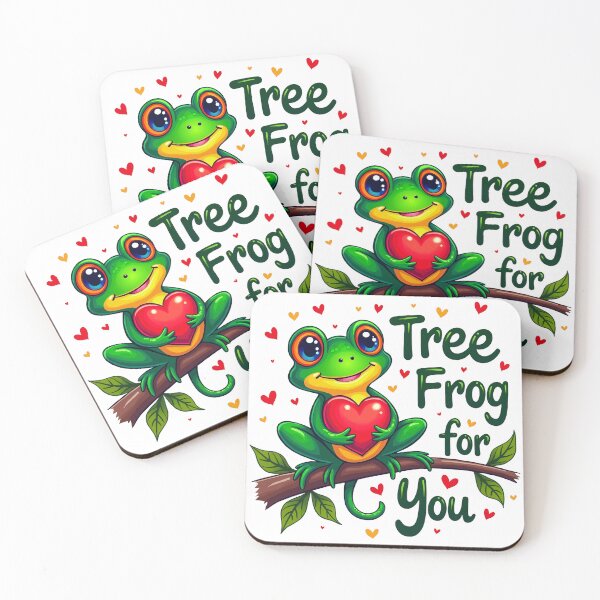 Item preview, Cute Valentine Frog - Tree Frog for You designed and sold by Bulwshop.