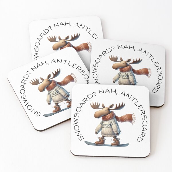 Item preview, Winter Moose Designs – Unique Apparel & Gifts for Skiing, Snowboarding, and More designed and sold by MiszungART.