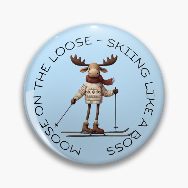 Item preview, Winter Moose Designs – Unique Apparel & Gifts for Skiing, Snowboarding, and More designed and sold by MiszungART.