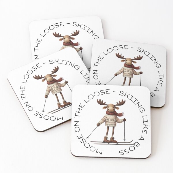 Item preview, Winter Moose Designs – Unique Apparel & Gifts for Skiing, Snowboarding, and More designed and sold by MiszungART.