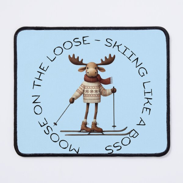 Item preview, Winter Moose Designs – Unique Apparel & Gifts for Skiing, Snowboarding, and More designed and sold by MiszungART.