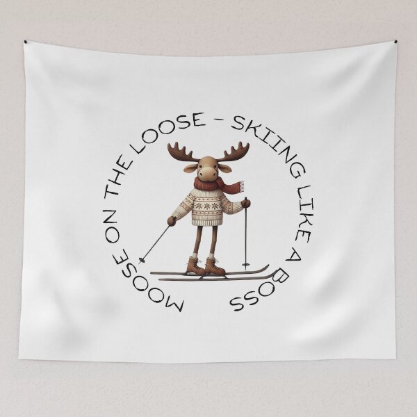 Item preview, Winter Moose Designs – Unique Apparel & Gifts for Skiing, Snowboarding, and More designed and sold by MiszungART.