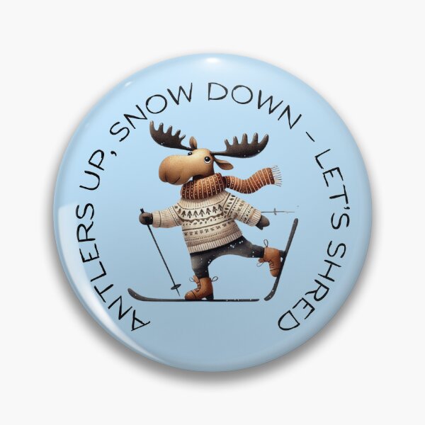 Item preview, Winter Moose Designs – Unique Apparel & Gifts for Skiing, Snowboarding, and More designed and sold by MiszungART.
