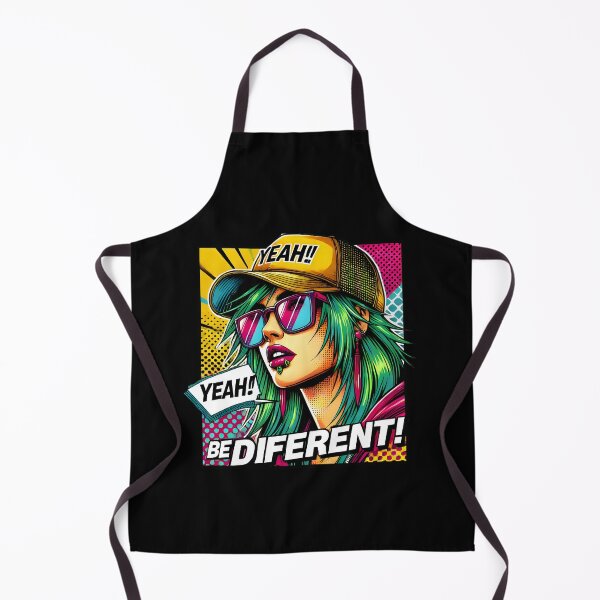 Item preview, be diferent Vibrant Pop Art Design - Cool and Trendy Graphic Illustration designed and sold by DrawHandArt.
