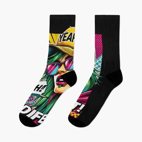 Item preview, be diferent Vibrant Pop Art Design - Cool and Trendy Graphic Illustration designed and sold by DrawHandArt.