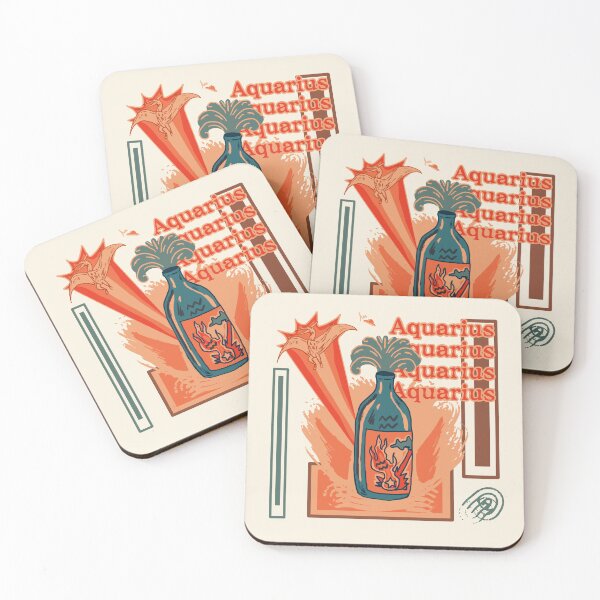 Item preview, Aquarius Zodiac Sign Retro designed and sold by joelkonx.