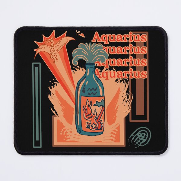 Item preview, Aquarius Zodiac Sign Retro designed and sold by joelkonx.