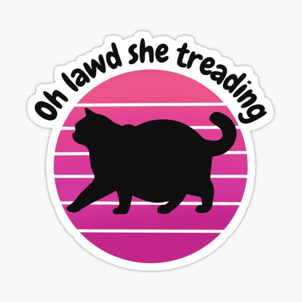 Item preview, Oh Lawd She Treading Retro Pink Style  designed and sold by Patryk Urbanek.