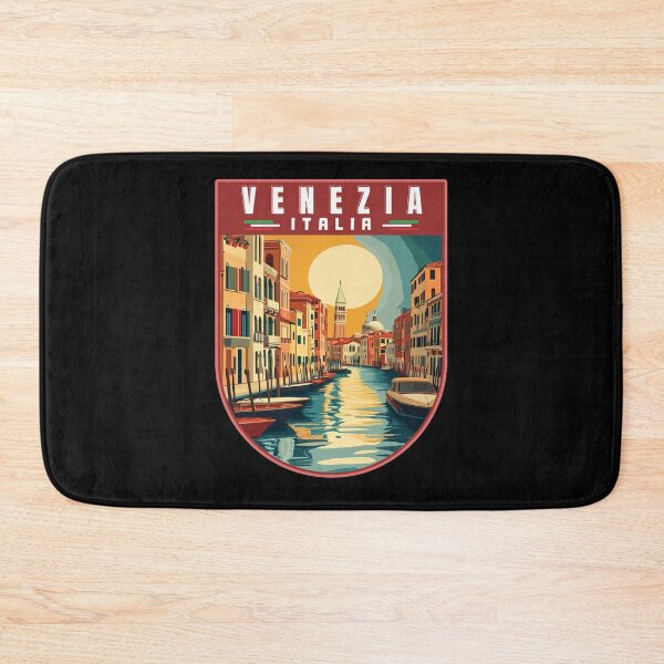 Item preview, Venezia in Veneto Italy Retro Travel Art Bagde designed and sold by MaateoDesign.