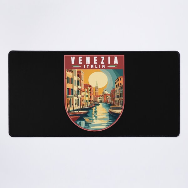 Item preview, Venezia in Veneto Italy Retro Travel Art Bagde designed and sold by MaateoDesign.