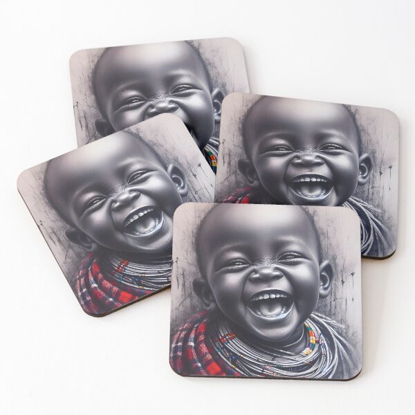 Item preview, A Happy Maasai Child art style by shs_kenya  designed and sold by Shs-Kenya.